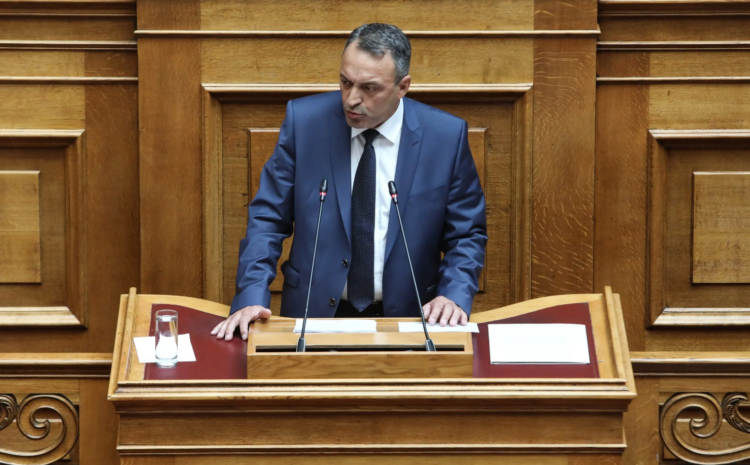 Η ομιλία του Προέδρου των «ΣΠΑΡΤΙΑΤΩΝ» Βασίλειου Στίγκα, στην Ολομέλεια της Βουλής στις 22/05/2024, σχετικά με την Ίδρυση Ελληνικού Κέντρου Αμυντικής Καινοτομίας